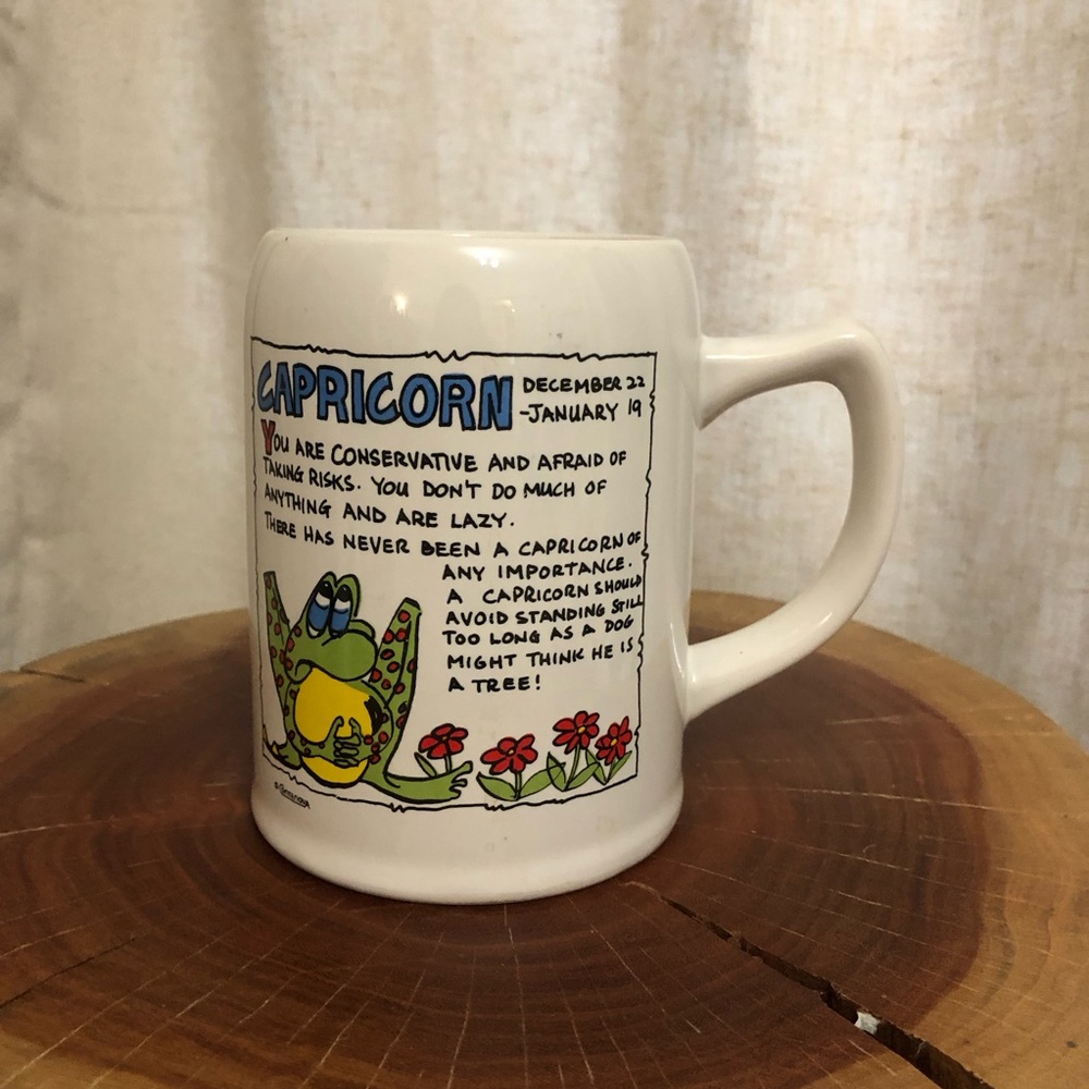 Vintage mug - Capricorn - from contenova - Picture 2 of 3